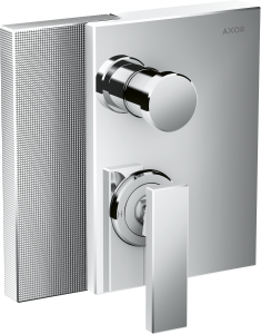 AXOR Edge Jednouchwytowa bateria wannowa do instalacji podtynkowej - szlif diamentowy Chrom