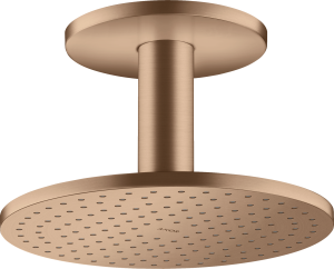 AXOR ShowerSolutions Głowica prysznicowa 250 2jet podtynkowa Czerwone Złoto Szczotkowane