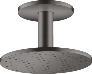 AXOR ShowerSolutions Głowica prysznicowa 250 2jet podtynkowa Czarny Chrom Szczotkowany