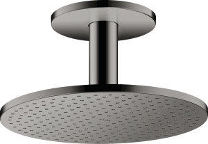 AXOR ShowerSolutions Głowica prysznicowa 300 1jet z przyłączem sufitowym Czarny Chrom Polerowany