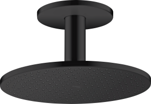 AXOR ShowerSolutions Głowica prysznicowa 300 1jet z przyłączem sufitowym Czarny Matowy