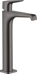 AXOR Citterio E Jednouchwytowa bateria umywalkowa 250 z niezamykanym kompletem odpływowym Czarny Chrom Szczotkowany