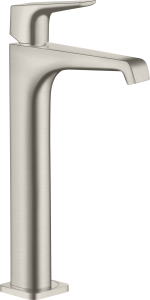 AXOR Citterio E Jednouchwytowa bateria umywalkowa 250 z niezamykanym kompletem odpływowym Stal Szlachetna Optyczna