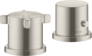 AXOR Citterio E 2-otworowa bateria termostatyczna wannowa Stal Szlachetna Optyczna