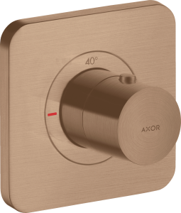 AXOR Citterio E Bateria termostatyczna 120/120, montaż podtynkowy Czerwone Złoto Szczotkowane