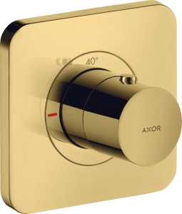 AXOR Citterio E Bateria termostatyczna 120/120, montaż podtynkowy Złoty Optyczny Polerowany