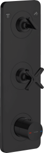 AXOR Citterio E Moduł termostatyczny 380/120 podtynkowy do 2 odbiorników Czarny Matowy