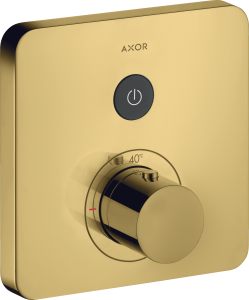 AXOR ShowerSelect Bateria termostatyczna do 1 odniornika, montaż podtynkowy Złoty Optyczny Polerowany