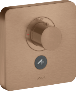 AXOR ShowerSelect Bateria termostatyczna HighFlow do jednego odbionika, montaż podtynkowy Czerwone Złoto Szczotkowane