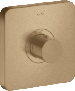 AXOR ShowerSelect Bateria termostatyczna HighFlow softsquare montaż podtynkowy Brąz Szczotkowany