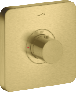 AXOR ShowerSelect Bateria termostatyczna HighFlow softsquare montaż podtynkowy Mosiądz Szczotkowany