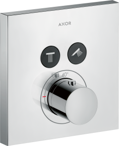AXOR ShowerSolutions Bateria termostatyczna do instalacji podtynkowej dla 2 odbiorników Chrom