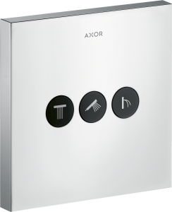 AXOR ShowerSelect Zawór odcinający do 3 odbiorników, montaż podtynkowy Stal Szlachetna Optyczna