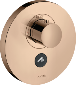 AXOR ShowerSelect Bateria termostatyczna HighFlow, do 1 odbiornika montaż podtynkowy Czerwone Złoto Polerowane