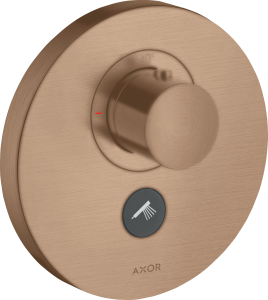 AXOR ShowerSelect Bateria termostatyczna HighFlow, do 1 odbiornika montaż podtynkowy Czerwone Złoto Szczotkowane