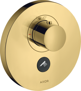 AXOR ShowerSelect Bateria termostatyczna HighFlow, do 1 odbiornika montaż podtynkowy Złoty Optyczny Polerowany