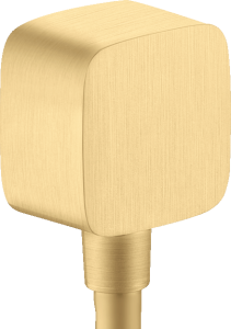 AXOR ShowerSolutions Przyłącze węża softsquare Złoty Optyczny Szczotkowany