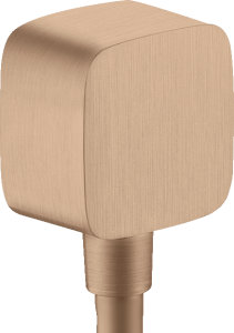 AXOR ShowerSolutions Przyłącze węża softsquare Czerwone Złoto Szczotkowane