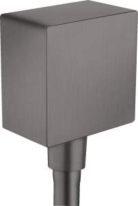 AXOR ShowerSolutions Przyłącze węża Czarny Chrom Szczotkowany
