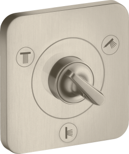 AXOR Citterio E Zawór odcinająco-przełączający Trio/Quattro 120/120 Nikiel Szczotkowany