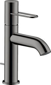 AXOR Uno Jednouchwytowa bateria umywalkowa 100 z uchwytem Loop Czarny Chrom Polerowany