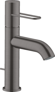 AXOR Uno Jednouchwytowa bateria umywalkowa 100 z uchwytem Loop Czarny Chrom Szczotkowany