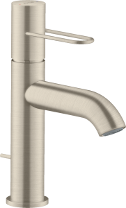 AXOR Uno Jednouchwytowa bateria umywalkowa 100 z uchwytem Loop Nikiel Szczotkowany