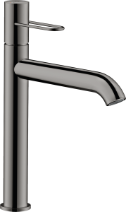 AXOR Uno Jednouchwytowa bateria umywalkowa 190 z niezamykanym kompletem odpływowym, uchwyt zero Czarny Chrom Polerowany