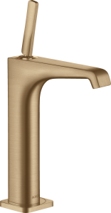 AXOR Citterio E Jednouchwytowa bateria umywalkowa 190 z niezamykanym kompletem odpływowym Brąz Szczotkowany