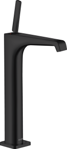 AXOR Citterio E Jednouchwytowa bateria umywalkowa 250 z niezamykanym kompletem odpływowym Czarny Matowy