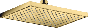 AXOR ShowerSolutions Głowica prysznicowa 245/185 1jet EcoSmart Złoty Optyczny Polerowany