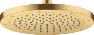 AXOR ShowerSolutions Głowica prysznicowa 245 1jet EcoSmart Złoty Optyczny Szczotkowany