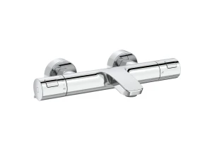 BATERIA WANNOWA TERMOSTATYCZNA ŚCIENNA ROCA T-500 CHROM