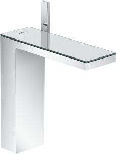 AXOR MyEdition Jednouchwytowa bateria umywalkowa 230 z kpl. Odpływowym Push-Open Chrom/Szkło Lustrzane