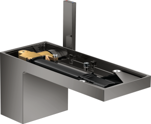AXOR MyEdition Jednouchwytowa bateria umywalkowa 70 z kpl. Odpływowym Push-Open Czarny Chrom Polerowany
