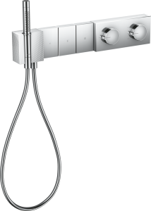 AXOR Edge Moduł termostatyczny Select 540/100 do instalacji podtynkowej dla 3 odbiorników - szlif diamentowy Chrom