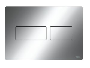 TECE TECEsolid przycisk spłukujący do WC z metalu, spłukiwanie dwoma ilościami wody, chrom połysk