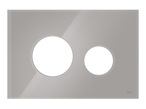 TECE TECEloop osłona do przycisków spłukujących, szkło tytanowe połysk