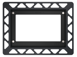 RAMKA MONTAŻOWA TECELOOP DO PRZYCISKU WC CZARNA  TECE