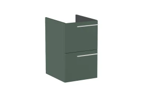 ZESTAW 60 CM SZAFKA ZIELONY MAT ONA 2-SZUF. + UMYWALKA ONA 60X46 CM ROCA