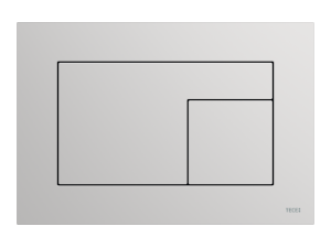 TECE TECEvelvet przycisk spłukujący do WC, spłukiwanie dwoma ilościami wody, szary kamień