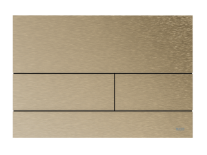 TECE TECEsquare II przycisk spłukujący do WC z metalu z kolorową powierzchnią, spłukiwanie dwoma ilościami wody, nikiel szczotkowany "anti-fingerprint"