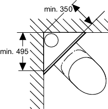 TECE TECEprofil mocowanie stelaża do montażu narożnego pod dowolnym kątem