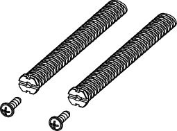 SZPILKI DYSTANSOWE Z WKRĘTAMI DO MONTAŻU PRZYCISKU TECE