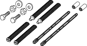 TECE TECE przedłużony zestaw montażowy do przycisków spłukujących 