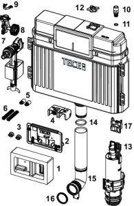 SPŁUCZKA PODTYNKOWA TECE BASE