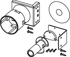 TECE TECE zestaw przyłączeniowy do stelaży podtynkowych do WC, dedykowanych do ceramik WC z funkcją myjącą