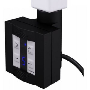 GRZAŁKA ELEKTRYCZNA KTX4 600W CZARNA KABEL PROSTY Z WTYCZKĄ  TERMA