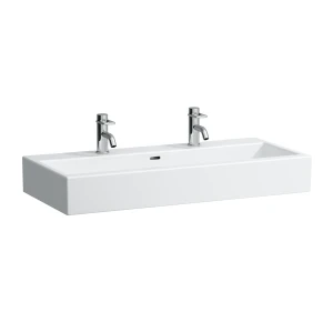 UMYWALKA LIVING CITY100X46 CM 2 OTWORY NA BATERIĘ LAUFEN