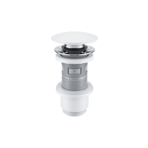 KOREK UMYWALKOWO - BIDETOWY KLICK-KLAK ŚNIEŻNO BIAŁY CERAMICZNY EXCELLENT ( ROCA / CATALANO/EXCELLENT )